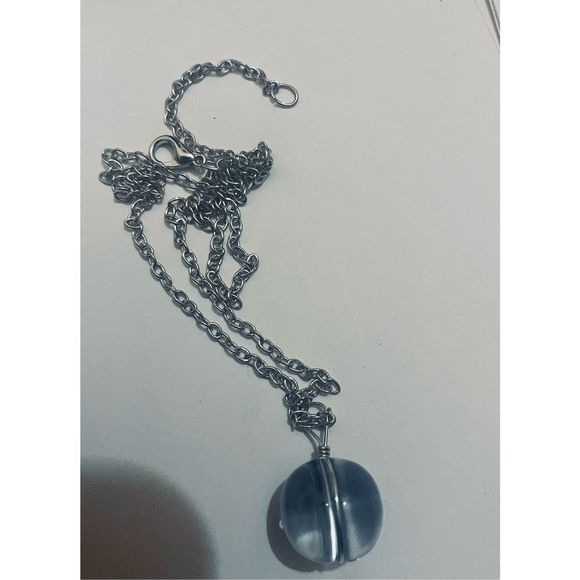 Aquarius BLUE GLOBE ZODIAC STAR SIGN HOROSCOPE NECKLACE - Picture 3 of 9